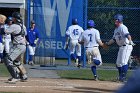 Baseball vs Suffolk  Wheaton College Baseball vs Suffolk University. - (Photo by Keith Nordstrom) : Wheaton, baseball